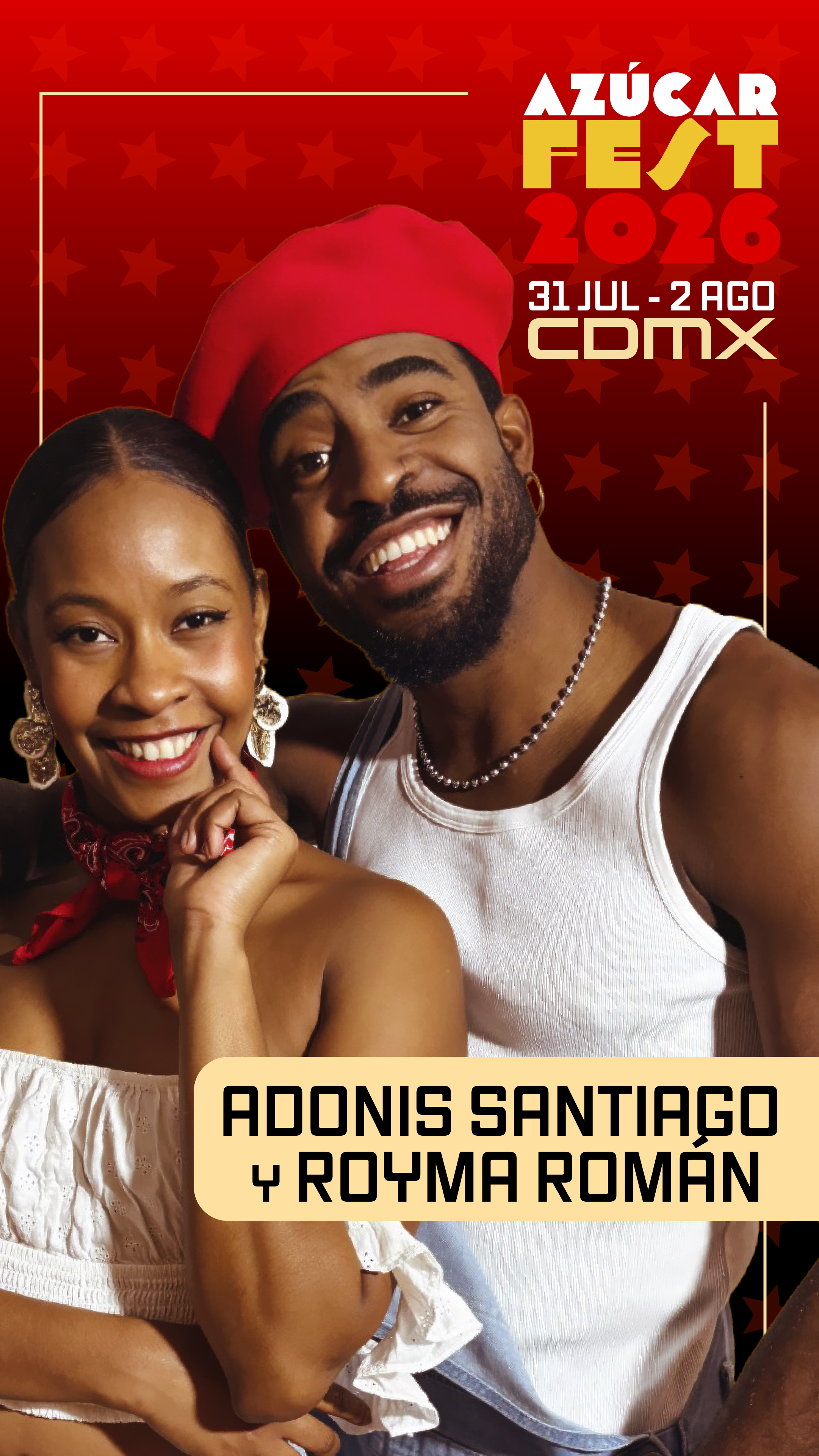 Adonis Santiago y Royma Román