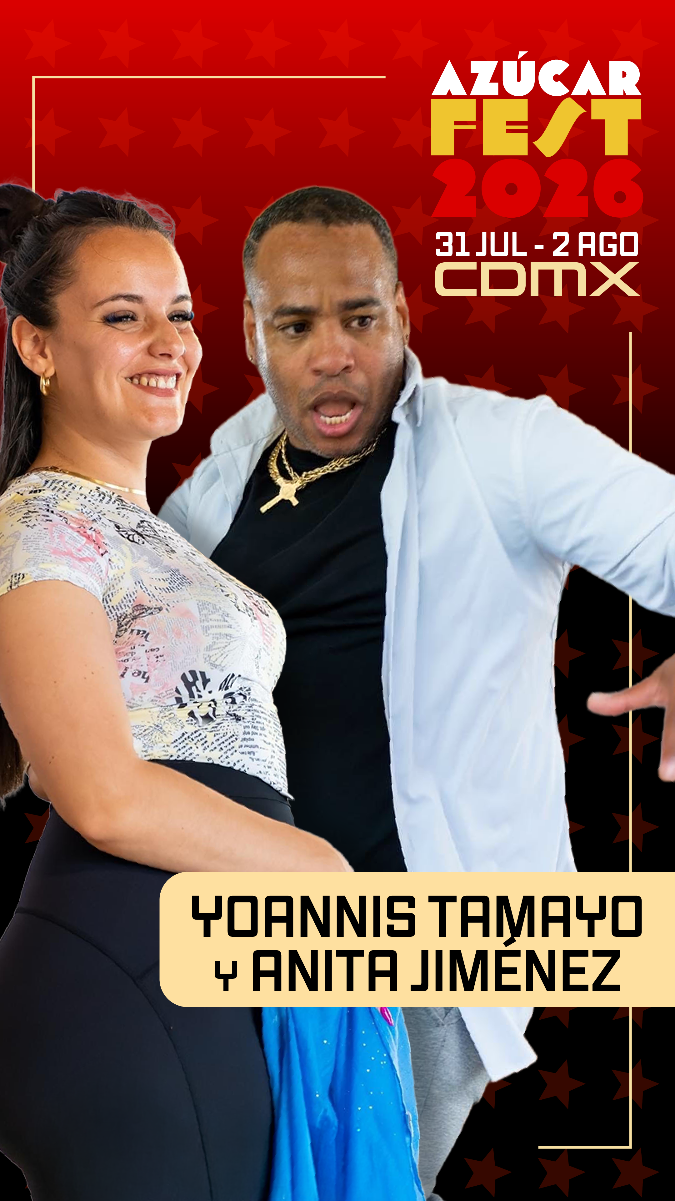Yoannis Tamayo y Anita Jiménez